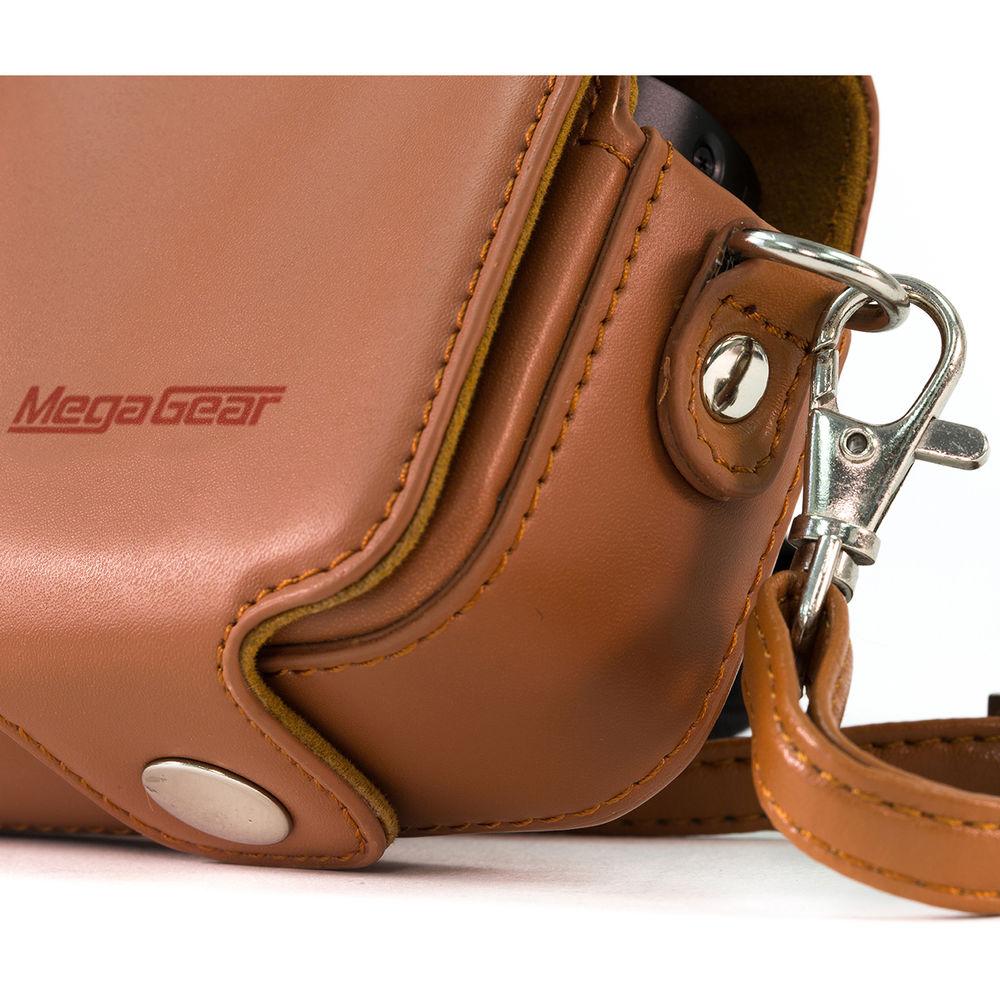 MegaGear Leather Case with Belt Loop for Select Sony Cyber-shot Cameras