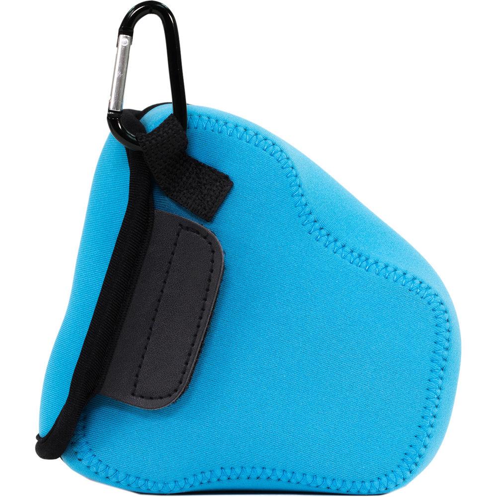MegaGear MG1038 Ultra Light Neoprene Case with Carabiner for Canon EOS M5 with 15-45mm