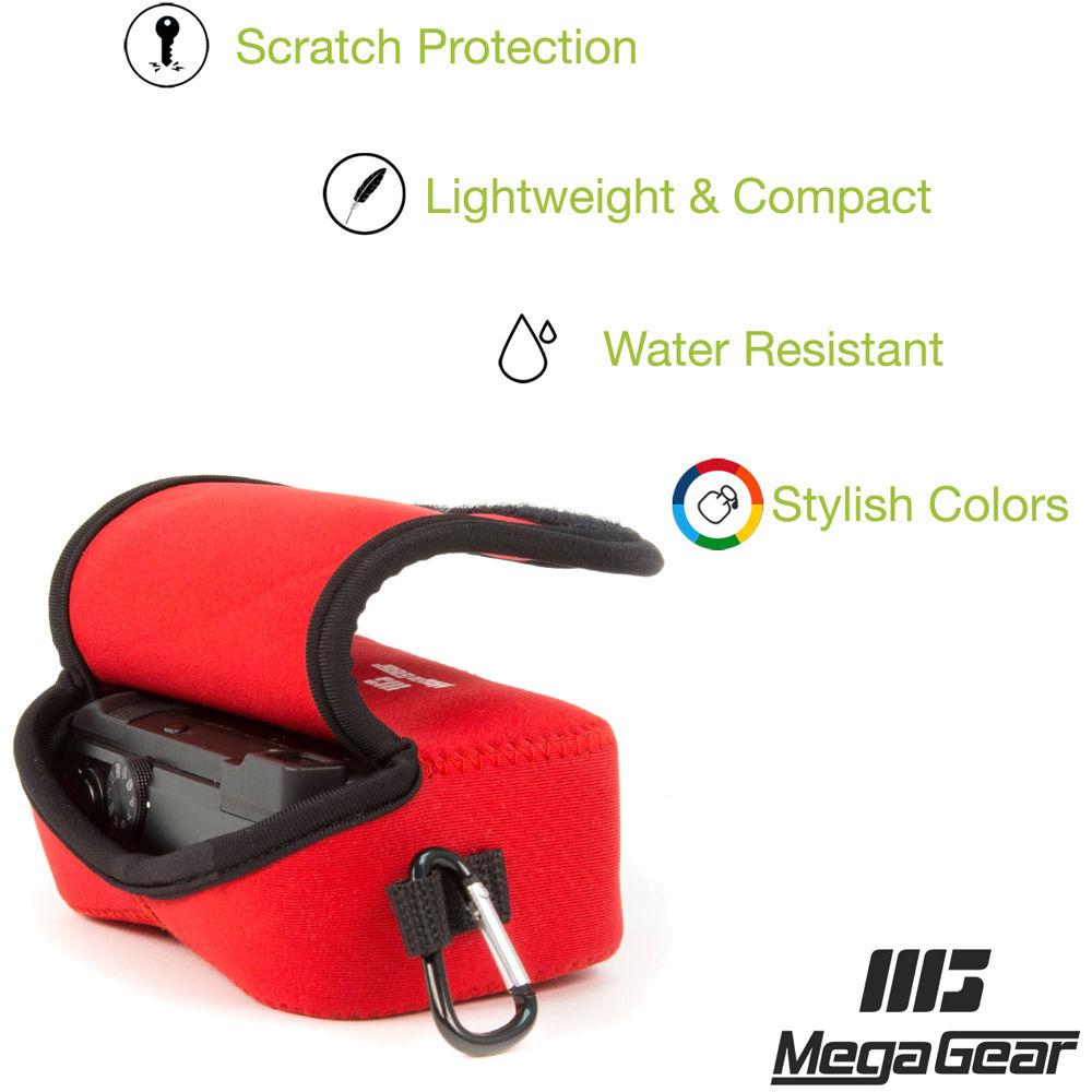 MegaGear Ultra-Light Neoprene Camera Case with Carabiner for Nikon COOLPIX A900