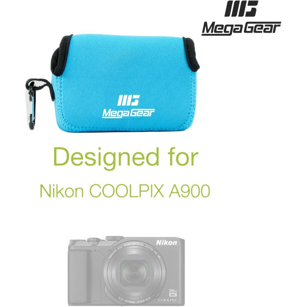 MegaGear Ultra-Light Neoprene Camera Case with Carabiner for Nikon COOLPIX A900