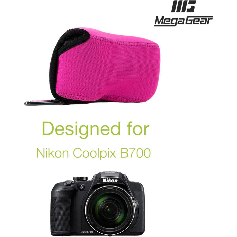 MegaGear Ultra-Light Neoprene Camera Case with Carabiner for Nikon COOLPIX B700