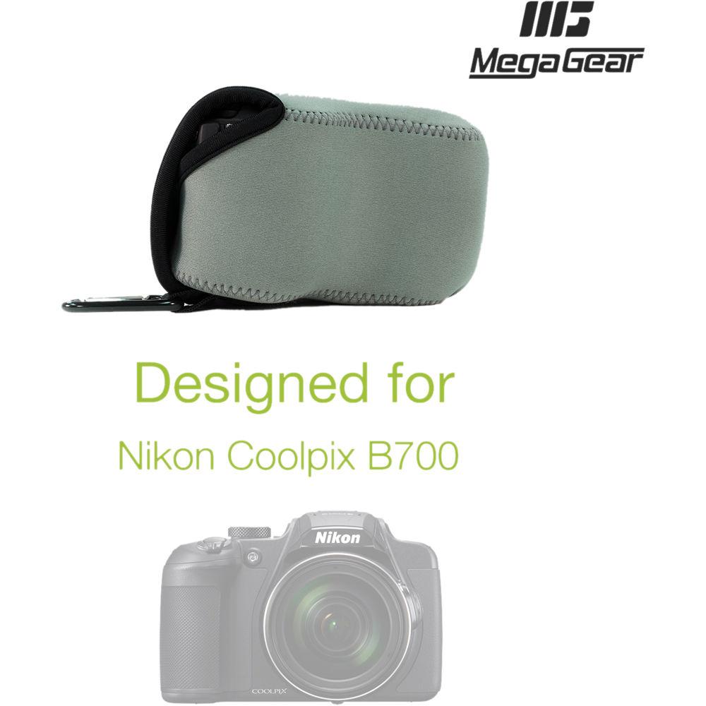MegaGear Ultra-Light Neoprene Camera Case with Carabiner for Nikon COOLPIX B700