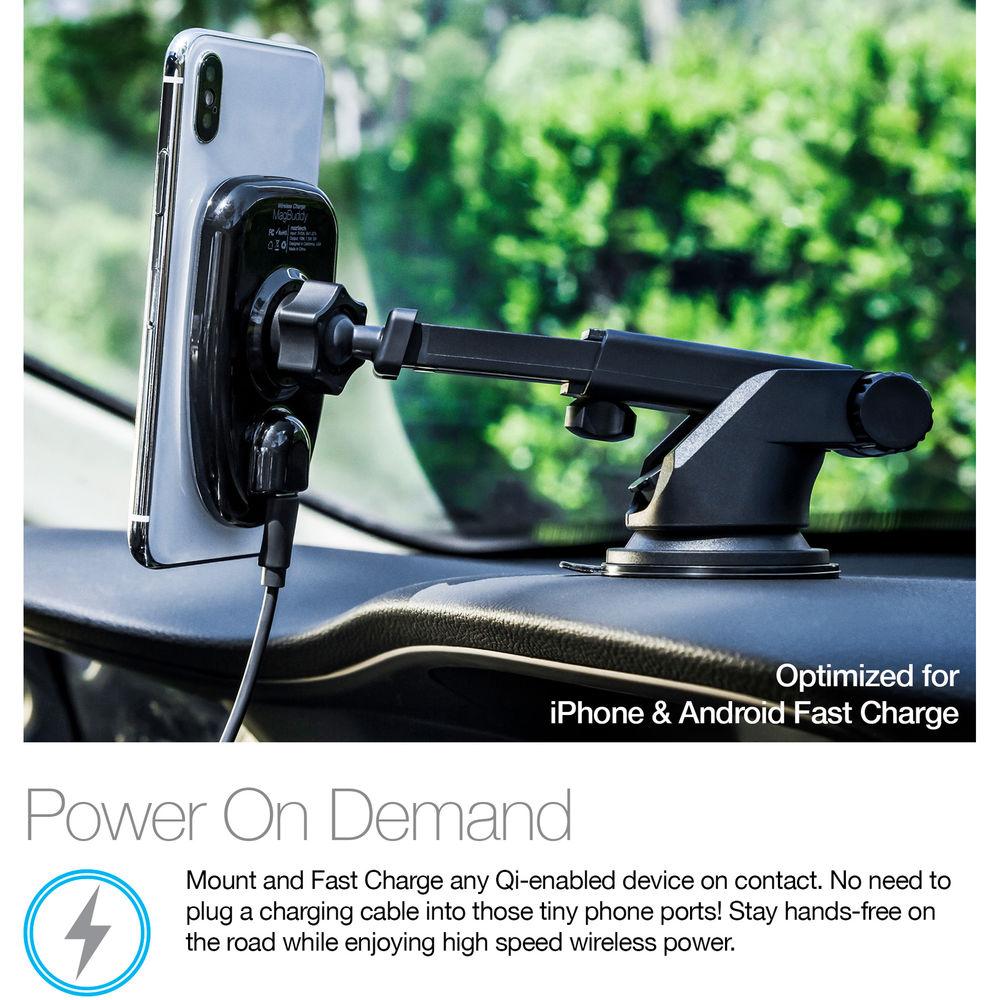 Naztech MagBuddy Wireless Dash Mount Charger