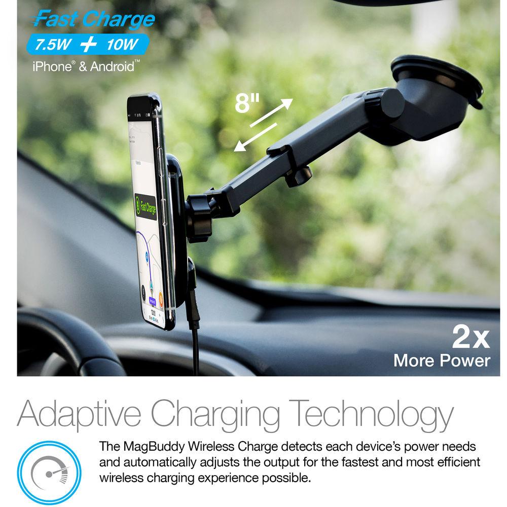 Naztech MagBuddy Wireless Dash Mount Charger