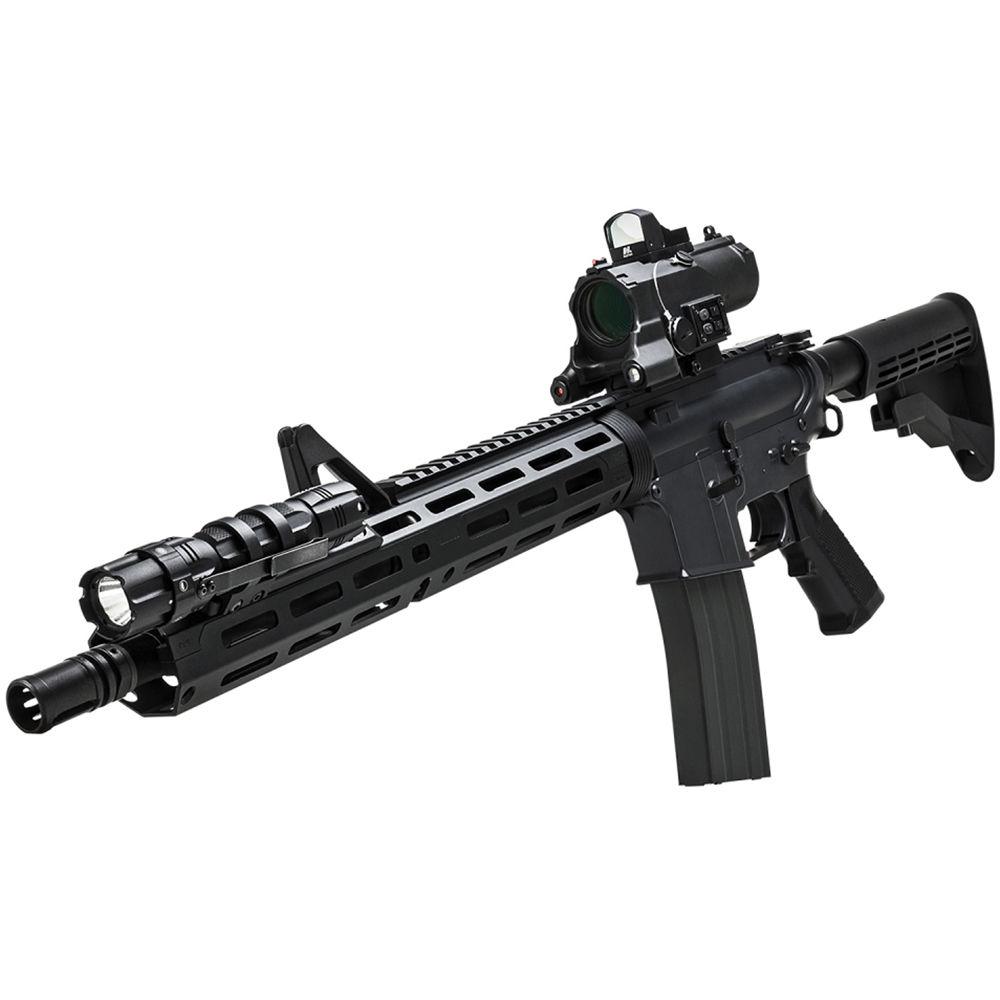 NcSTAR 4x34 ECO Laser LED Riflescope with Green Micro Dot Reflex Optic