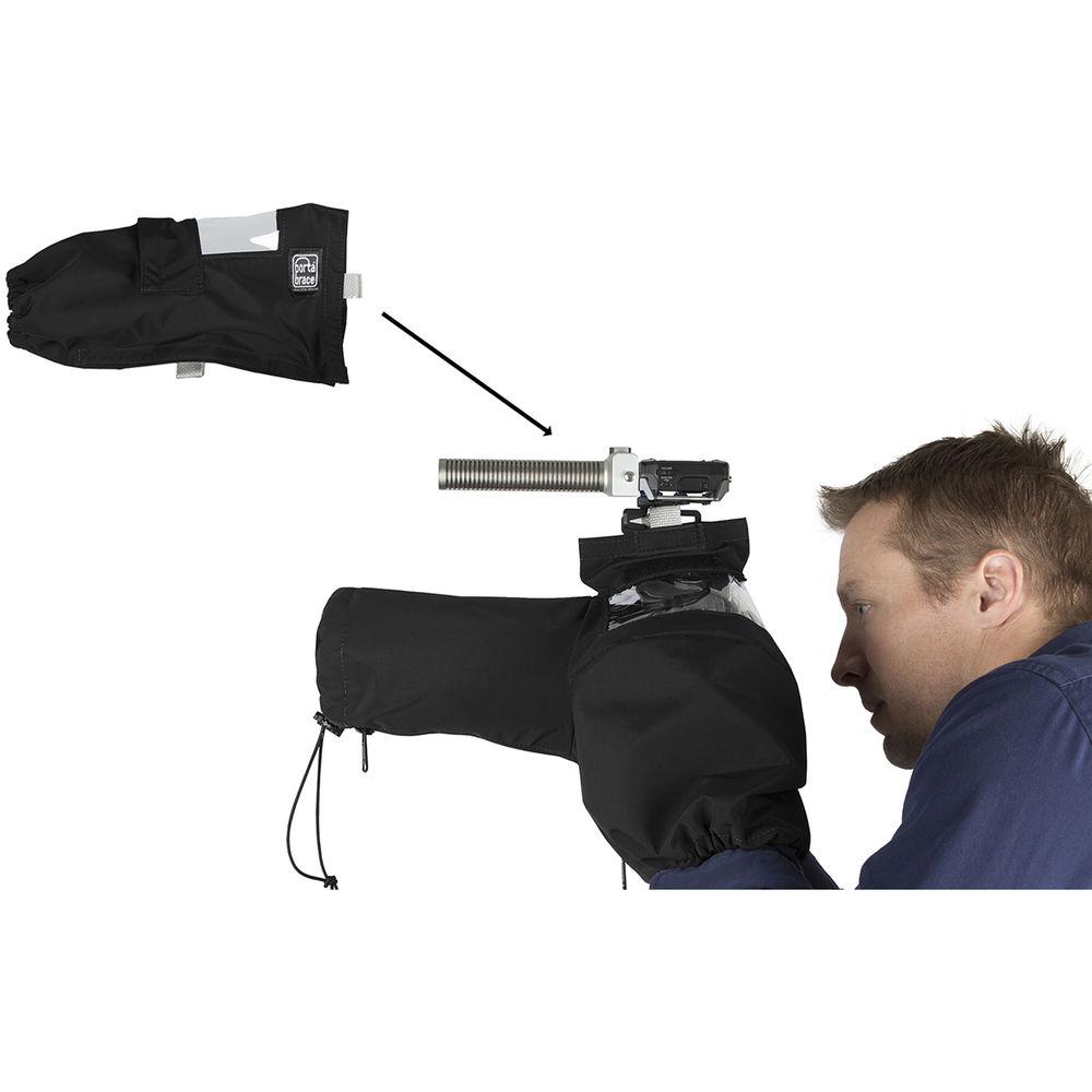 Porta Brace Rain Cover for DSLR with Zoom F1 Recorder