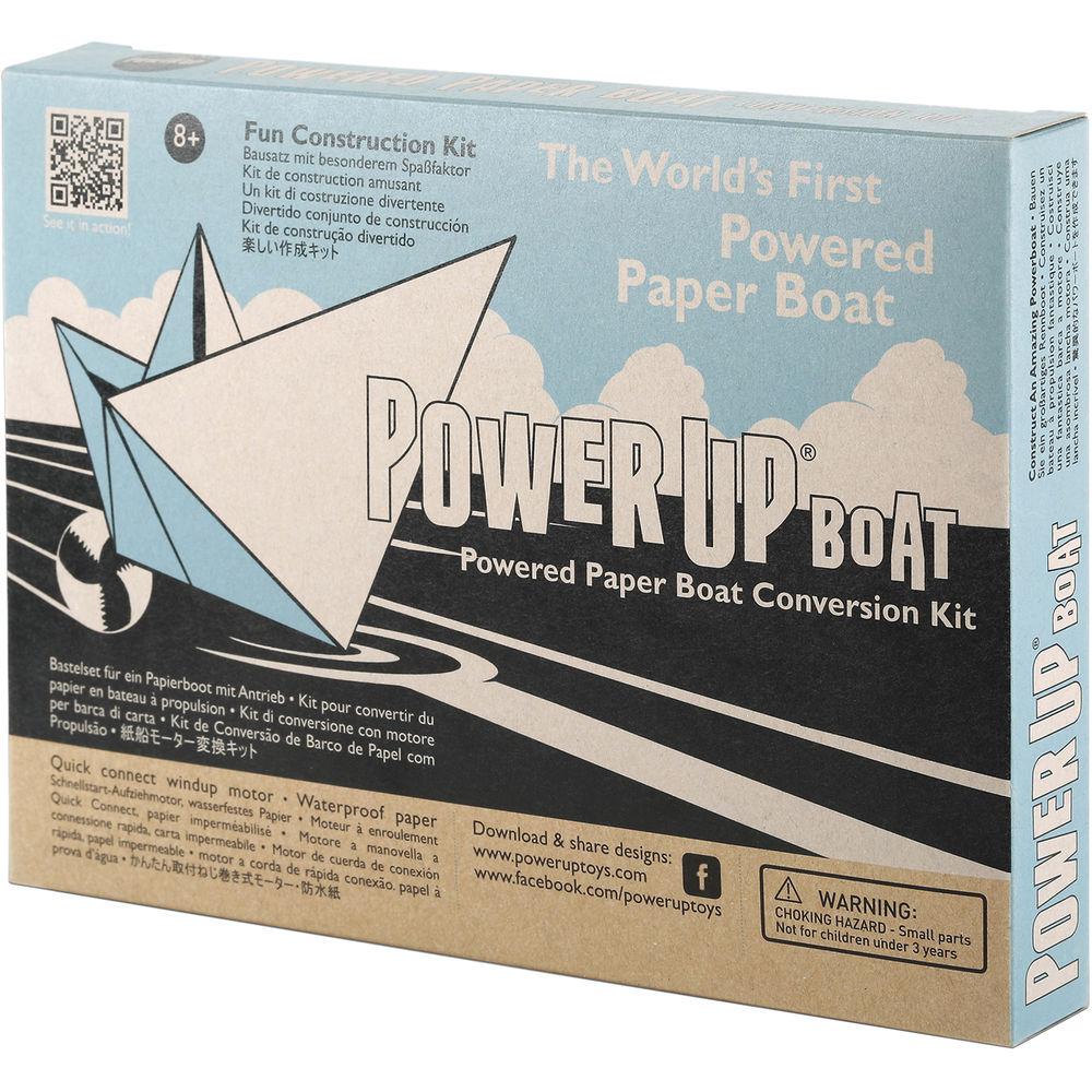 PowerUp Toys PowerUp Boat - Powered Paper Boat Conversion Kit, PowerUp, Toys, PowerUp, Boat, Powered, Paper, Boat, Conversion, Kit