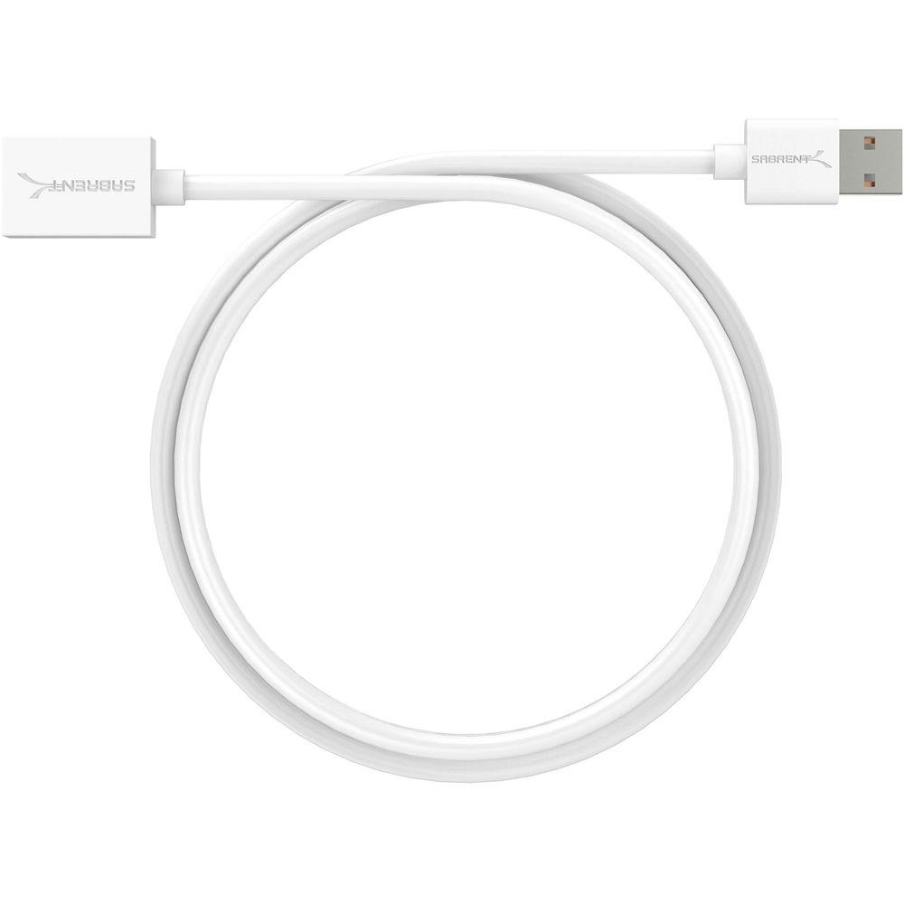Sabrent USB 2.0 Type-A Male to Type-A Female Extension Cable