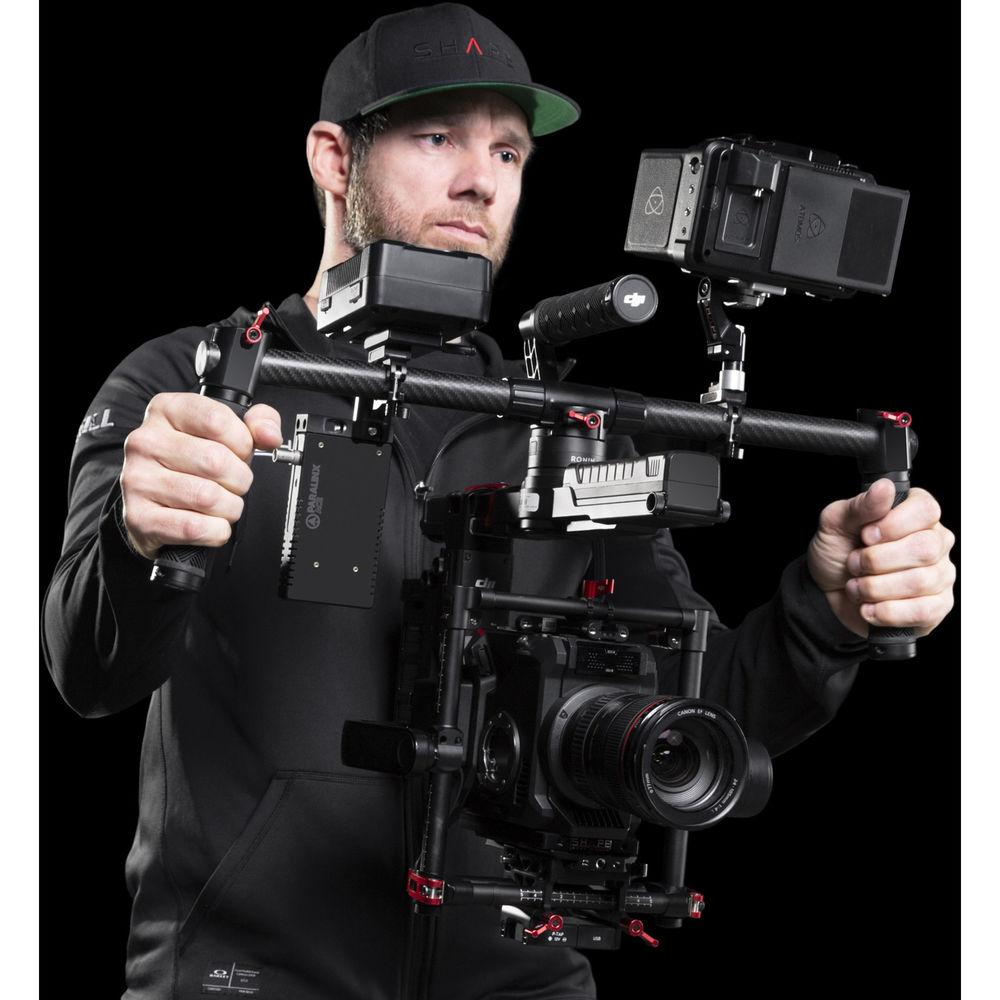 SHAPE Full Play 98Wh V-Mount Battery with Clamp for 25mm Gimbal Handlebar