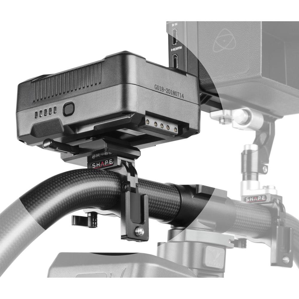 SHAPE Full Play 98Wh V-Mount Battery with Clamp for 30mm Gimbal Handlebar