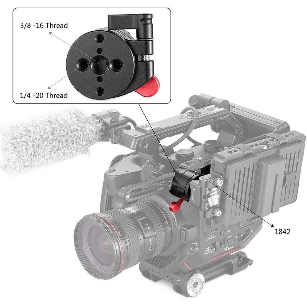 Smallrig Dual Rotating Nato Clamp Evf Mount 2141