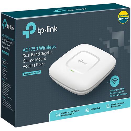 TP-Link EAP245 Wireless-AC1750 Dual-Band Gigabit Ceiling Mount Access Point
