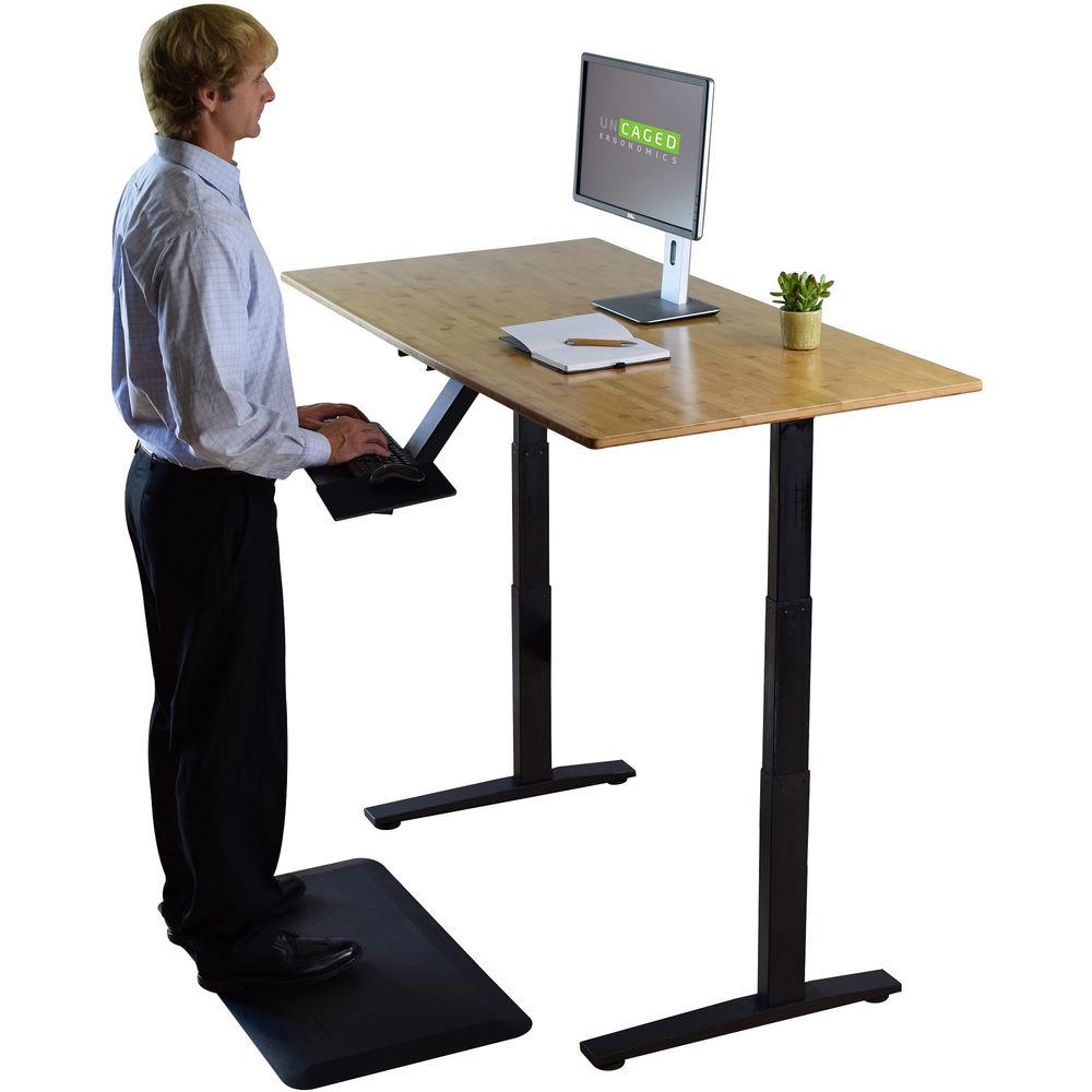 Uncaged Ergonomics 48x30" Bamboo Electric Standing Desk