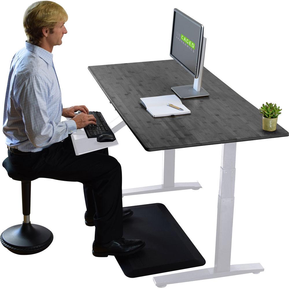 Uncaged Ergonomics 48x30" Bamboo Electric Standing Desk