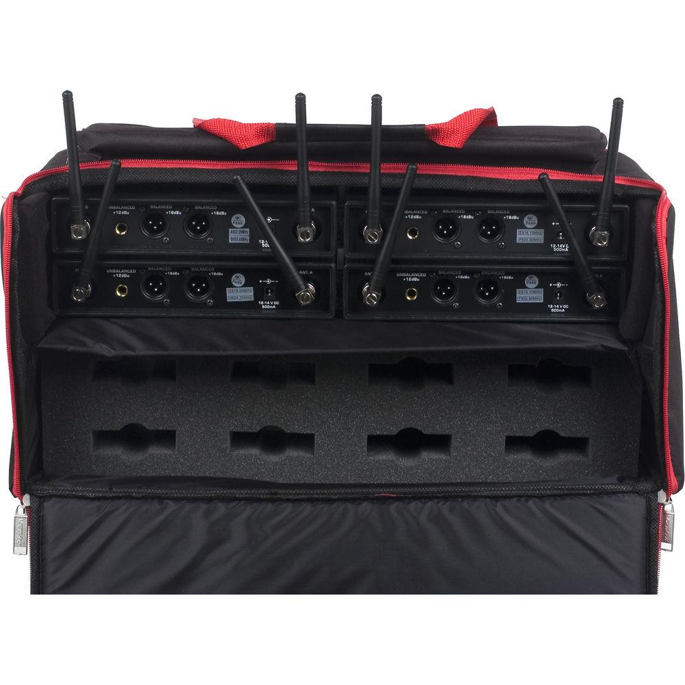 VocoPro UDH-PLAY-8-MIB 8-Channel Wireless Headset Lapel Microphone System in a Bag