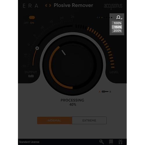 Accusonus ERA Plosive Remover - Automatic Audio-Repair Plug-In