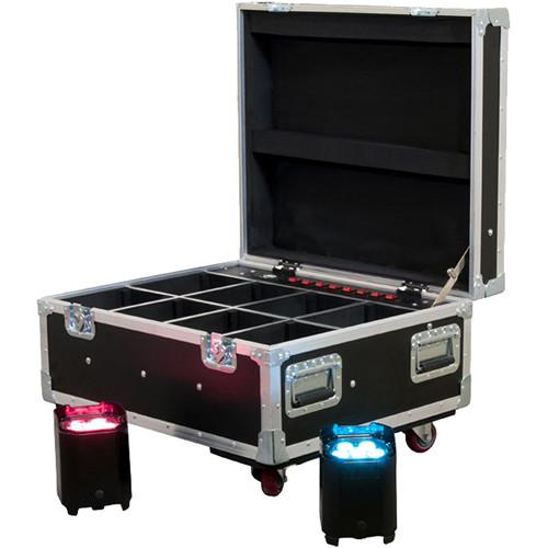 American DJ Wheeled Element FC Flight Case for 8 ADJ Pars