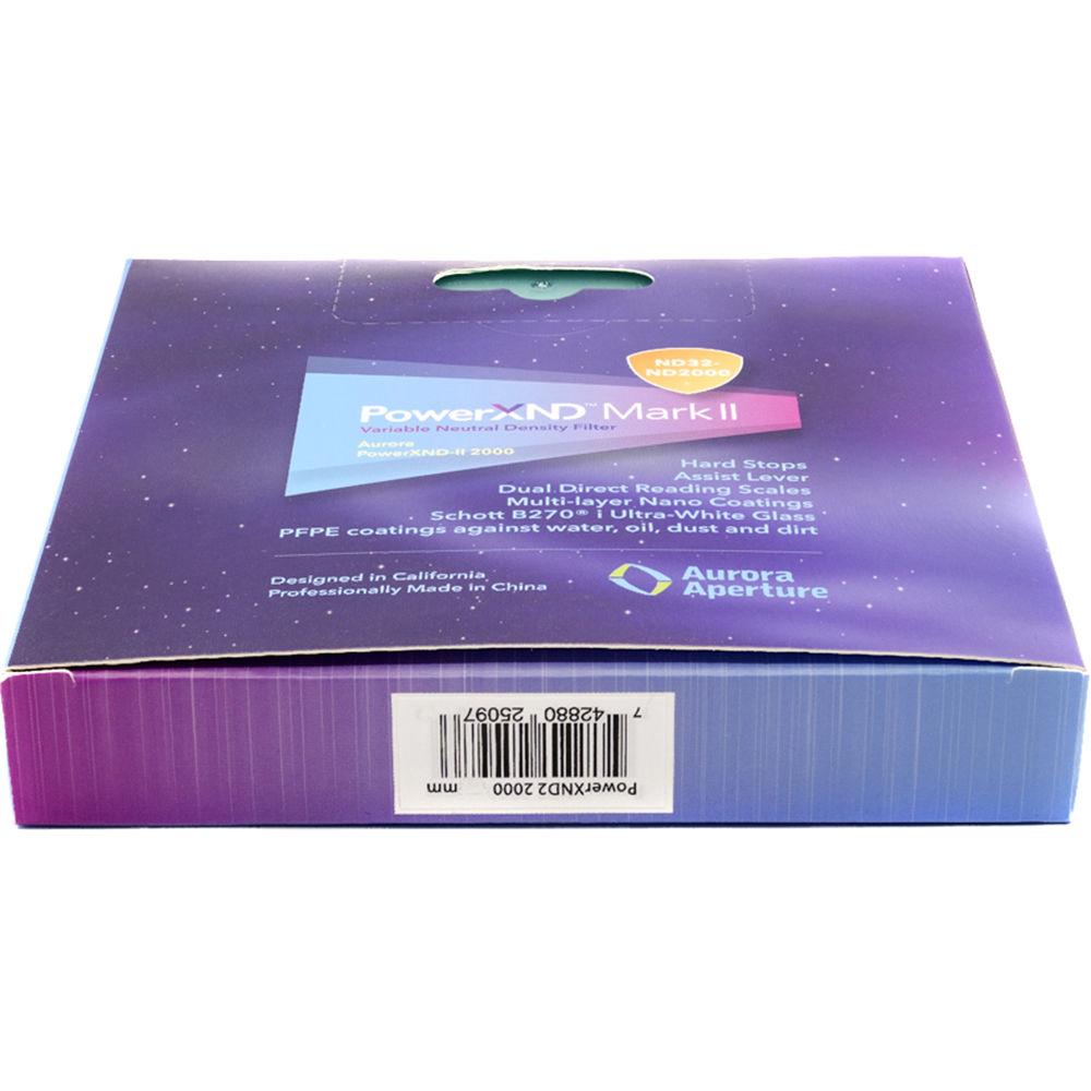 Aurora-Aperture 52mm Power XND Mark II Variable ND 1.5 to 3.3 Filter