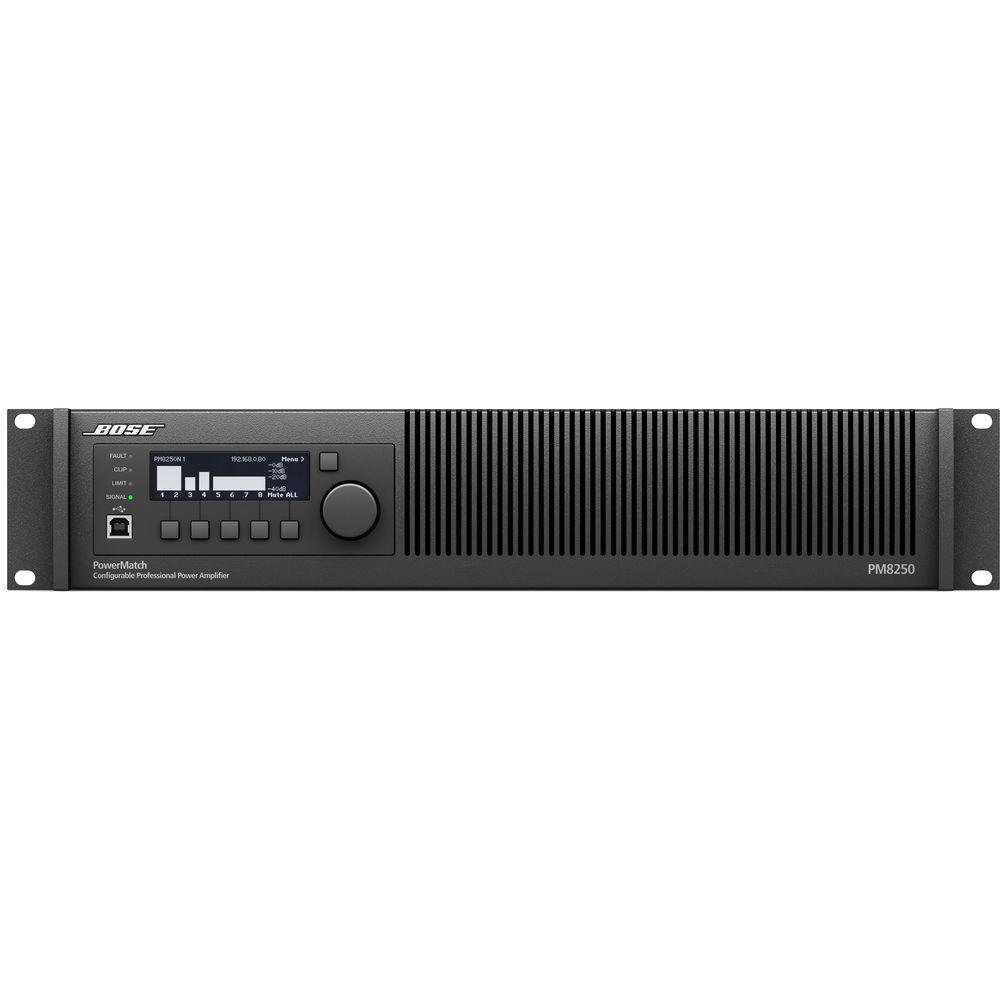 Bose Professional PowerMatch PM8250N Power Amplifier with Ethernet Network Control