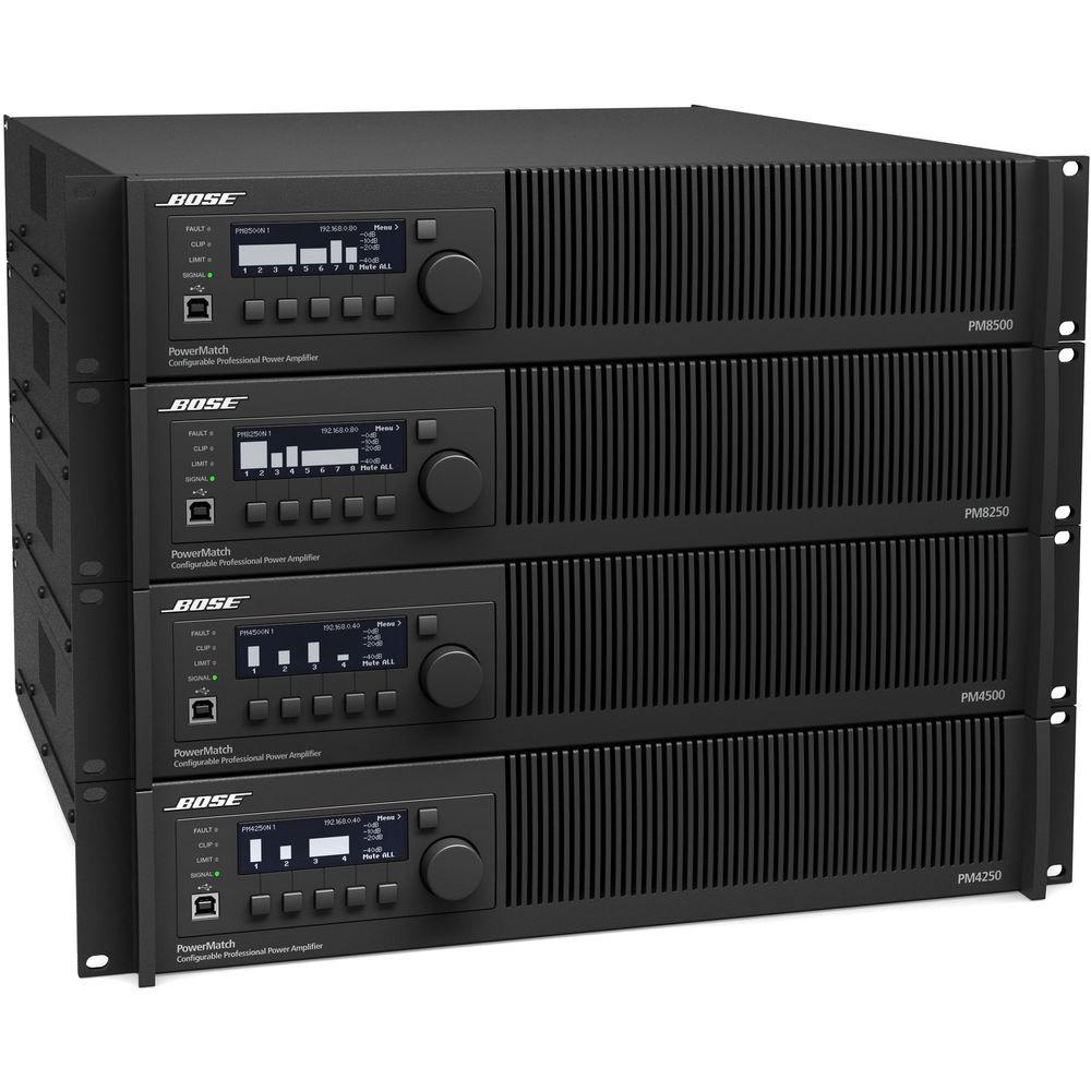 Bose Professional PowerMatch PM8250N Power Amplifier with Ethernet Network Control