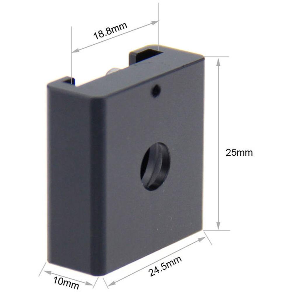 CAMVATE C0992 1 4"-20 Mount to Cold Shoe or 1 4"-20 Screw Adapter