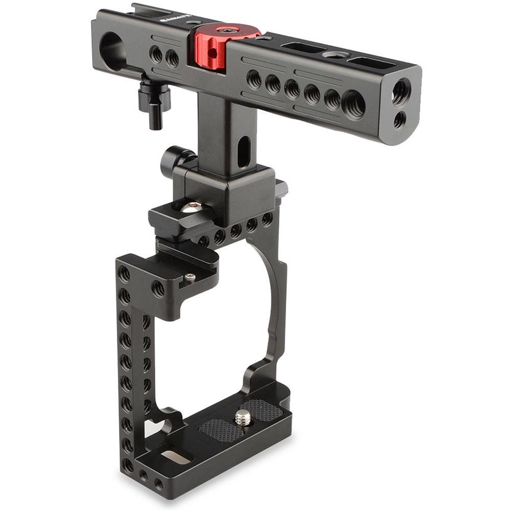 CAMVATE Handheld Camera Cage with QR Cheese Handle for Sony a6500 a6000 a6300