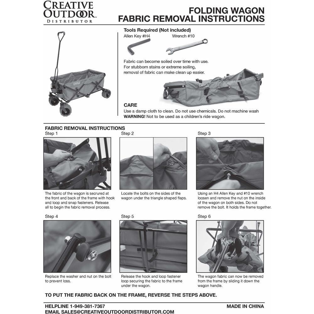 Creative Outdoor Distributor Big Wheel All-Terrain Wagon