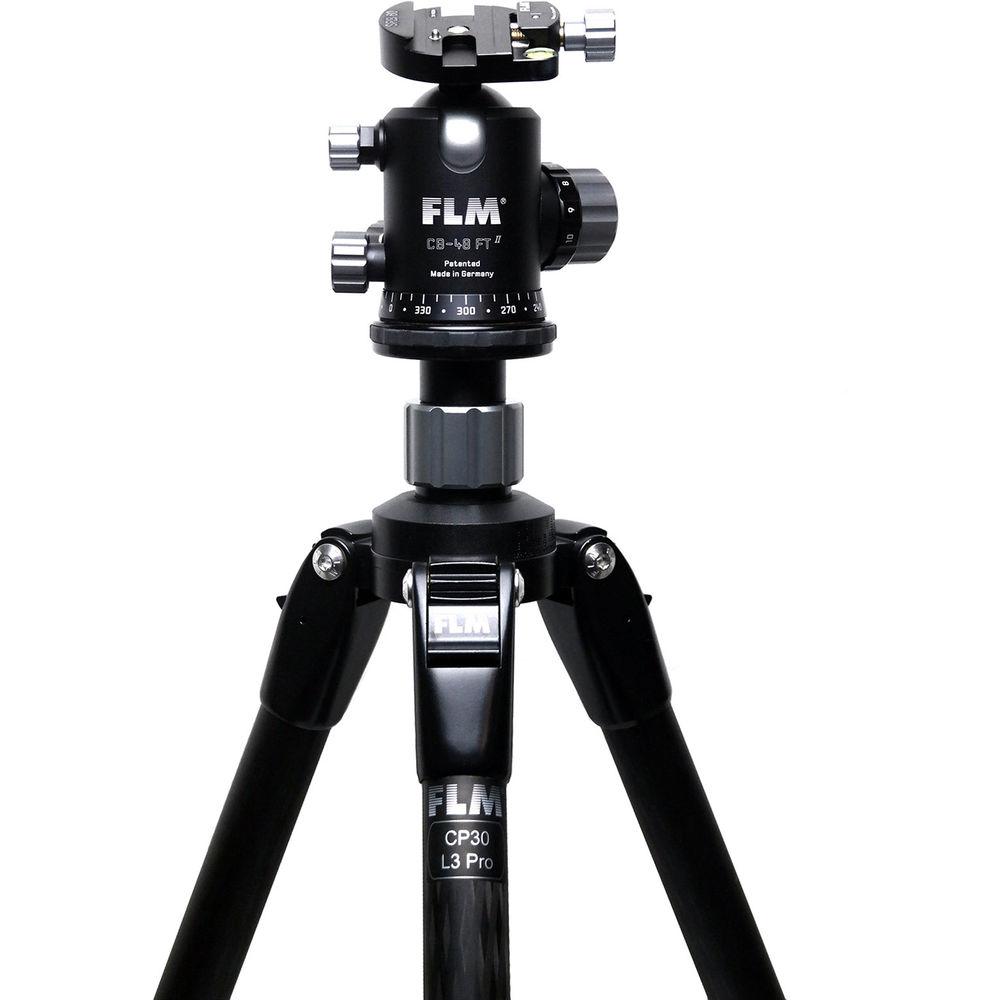 FLM CP30-L3 Pro Tripod and CB-48FTR Ball Head with SRB 60 Arca-Type Clamp