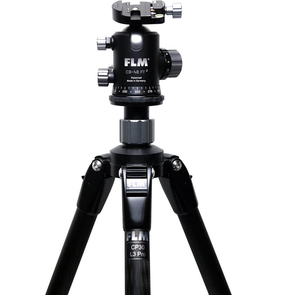 FLM CP30-L3 Pro Tripod and CB-48FTR Ball Head with SRB 60 Arca-Type Clamp