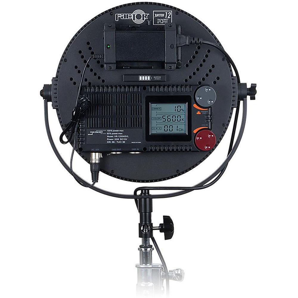 FotodioX Pro FACTOR Jupiter 12" VR-1200ASVL Bi-Color Kit with Grid and Travel Case