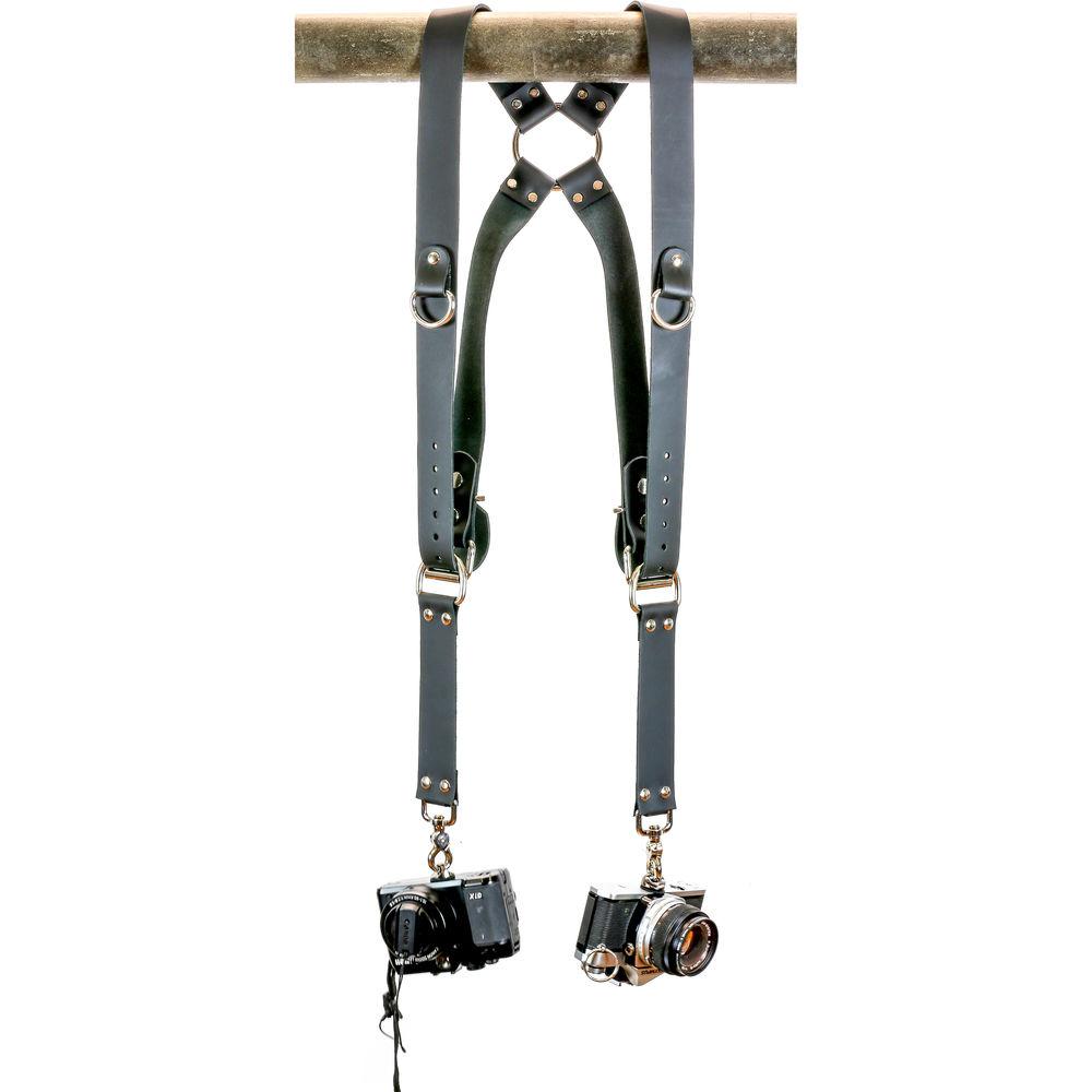 Funk Plus Cowhide Leather Ring Back Harness with 1.5" Wide Straps and D-Rings