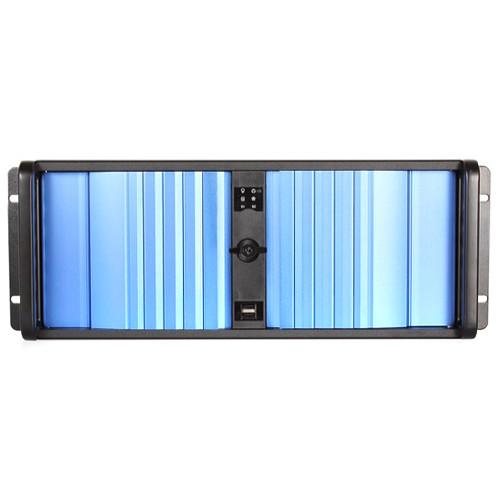 iStarUSA D-400SEA 4 RU Compact Stylish Rackmount Chassis with 500W Redundant Power Supply