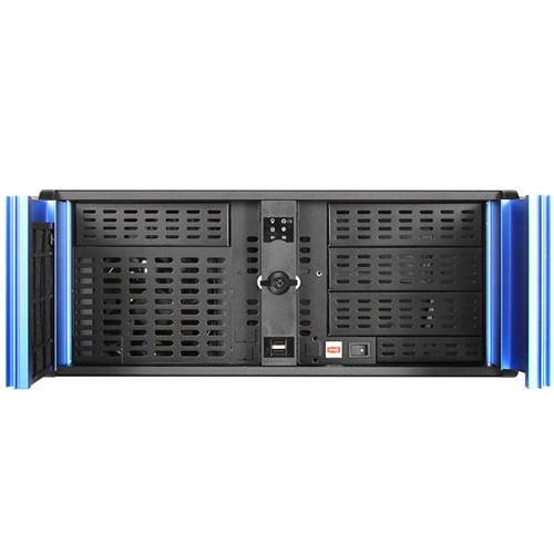 iStarUSA D-400SEA 4 RU Compact Stylish Rackmount Chassis with 500W Redundant Power Supply
