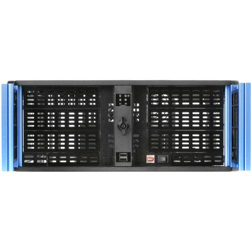 iStarUSA D-406SE 4 RU Compact Stylish Rackmount Chassis with 500W Redundant Power Supply