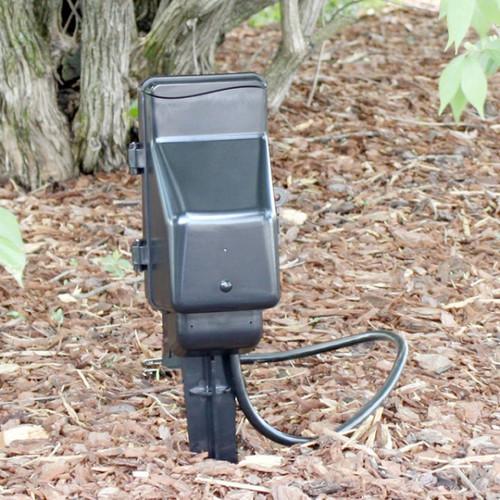 KJB Security Products SG Home Electric Outdoor Power Strip with Covert Wi-Fi Camera & DVR