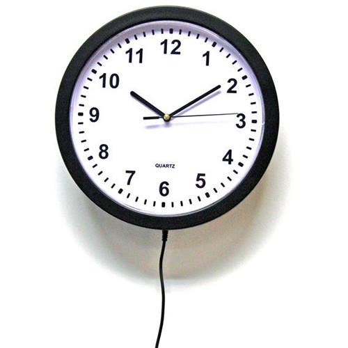 KJB Security Products SG Home Electric Wall Clock with Wi-Fi Camera & DVR