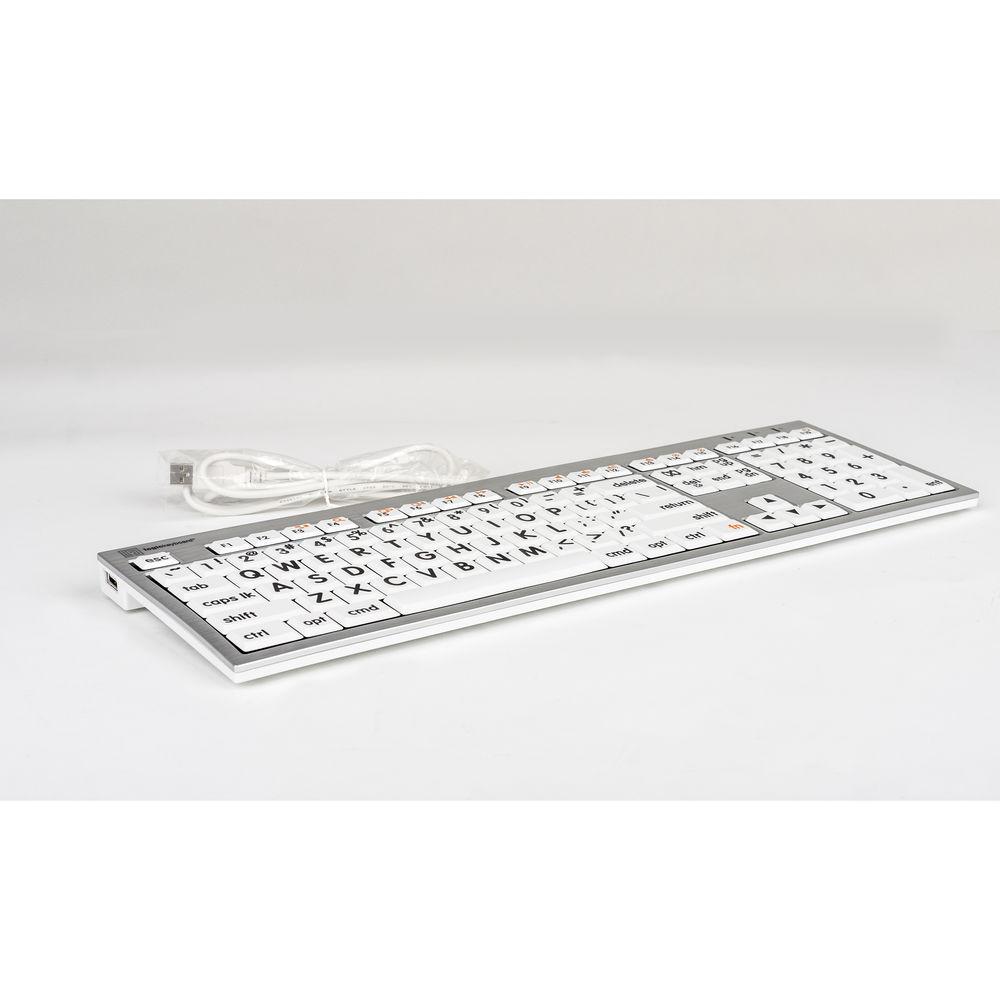 LogicKeyboard Large Print ALBA Mac Pro American English Keyboard