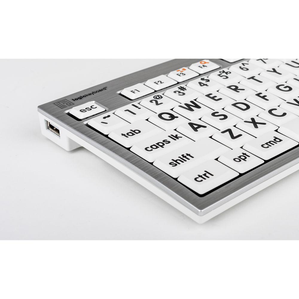 LogicKeyboard Large Print ALBA Mac Pro American English Keyboard