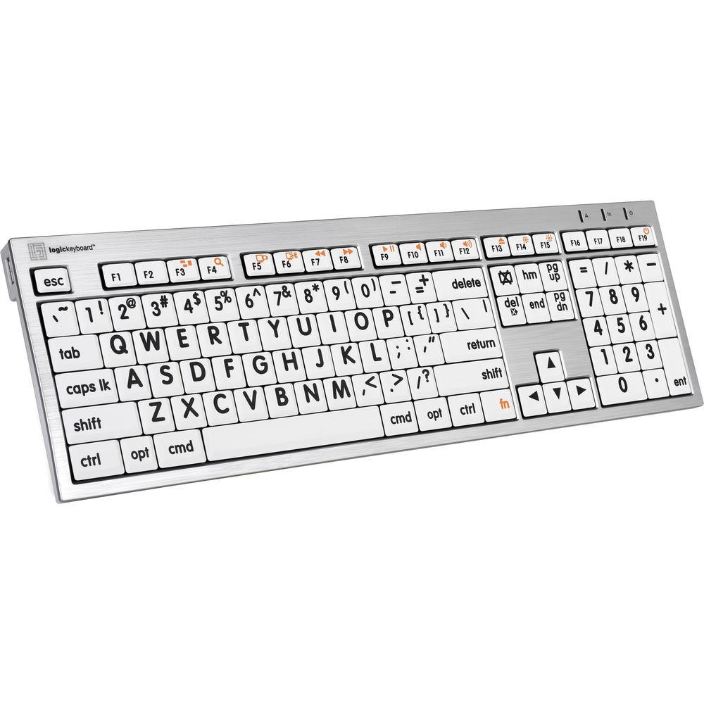 LogicKeyboard Large Print ALBA Mac Pro American English Keyboard