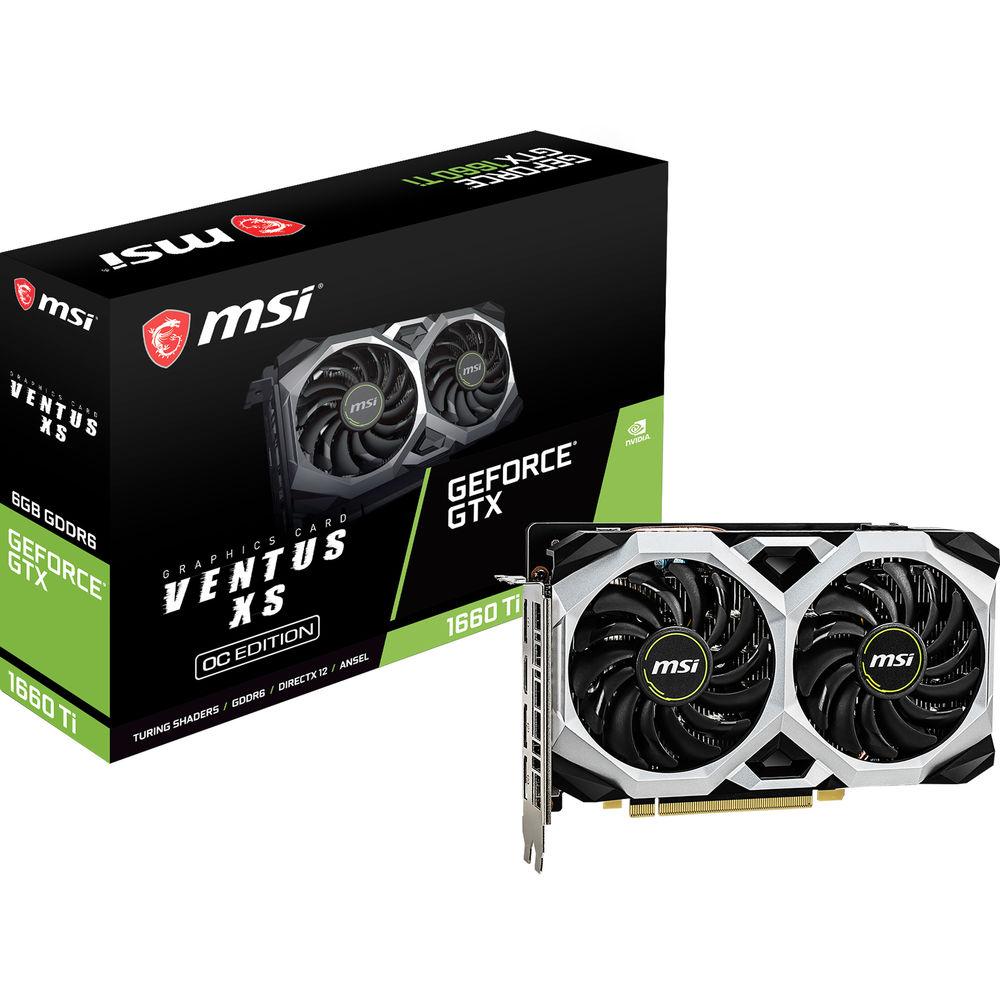 MSI GeForce GTX 1660 Ti VENTUS XS OC Graphics Card