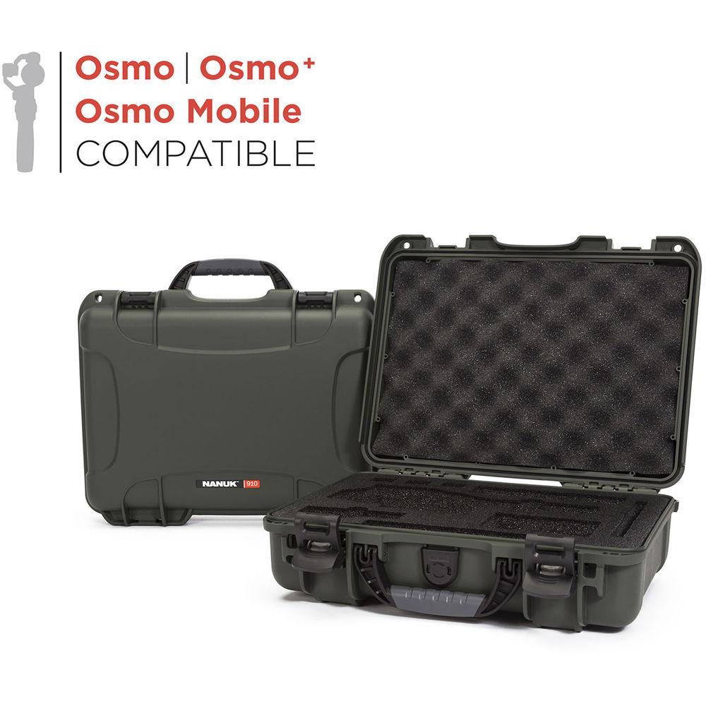 Nanuk 910 Waterproof Hard Case with Insert for DJI Osmo Series