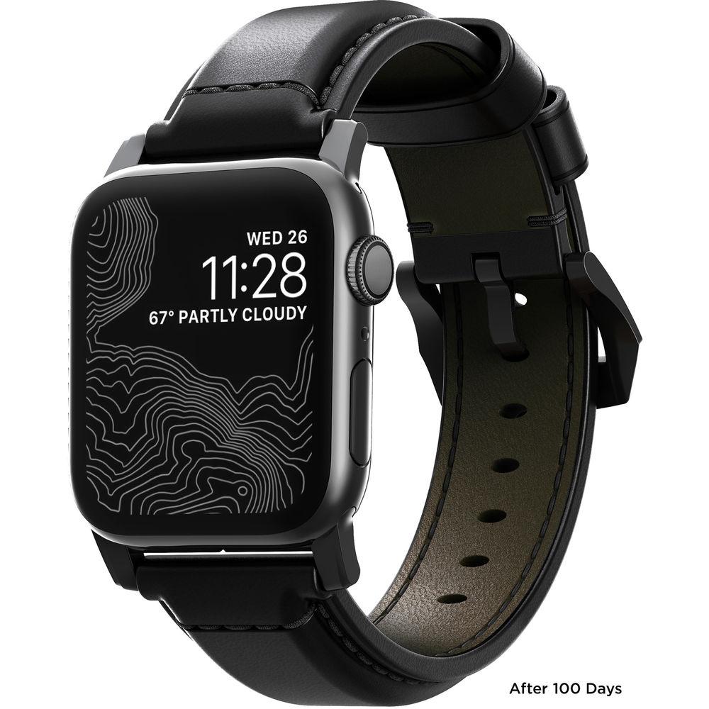 Nomad Shell Cordovan Limited Edition Leather Watch Strap for 42mm 44mm Apple Watch