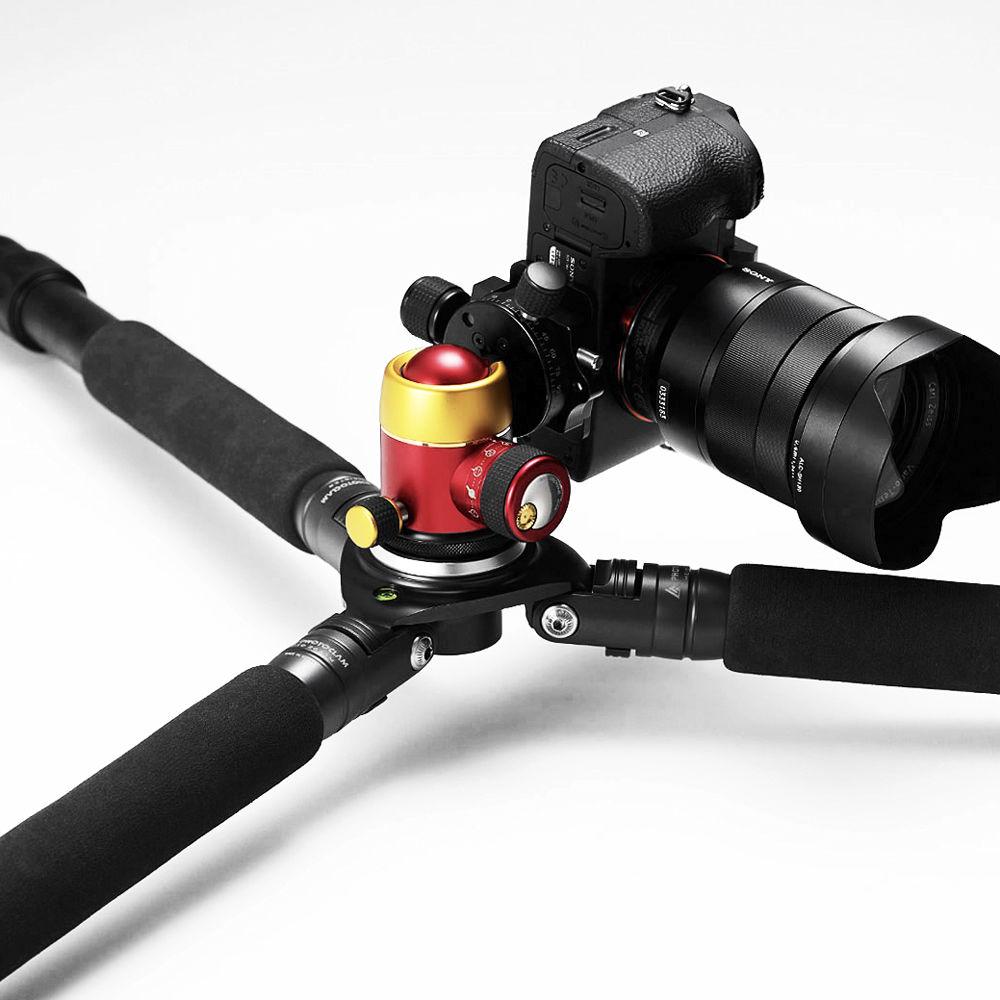 Photo Clam PTC-1641MS Meister Series Carbon Fiber Tripod
