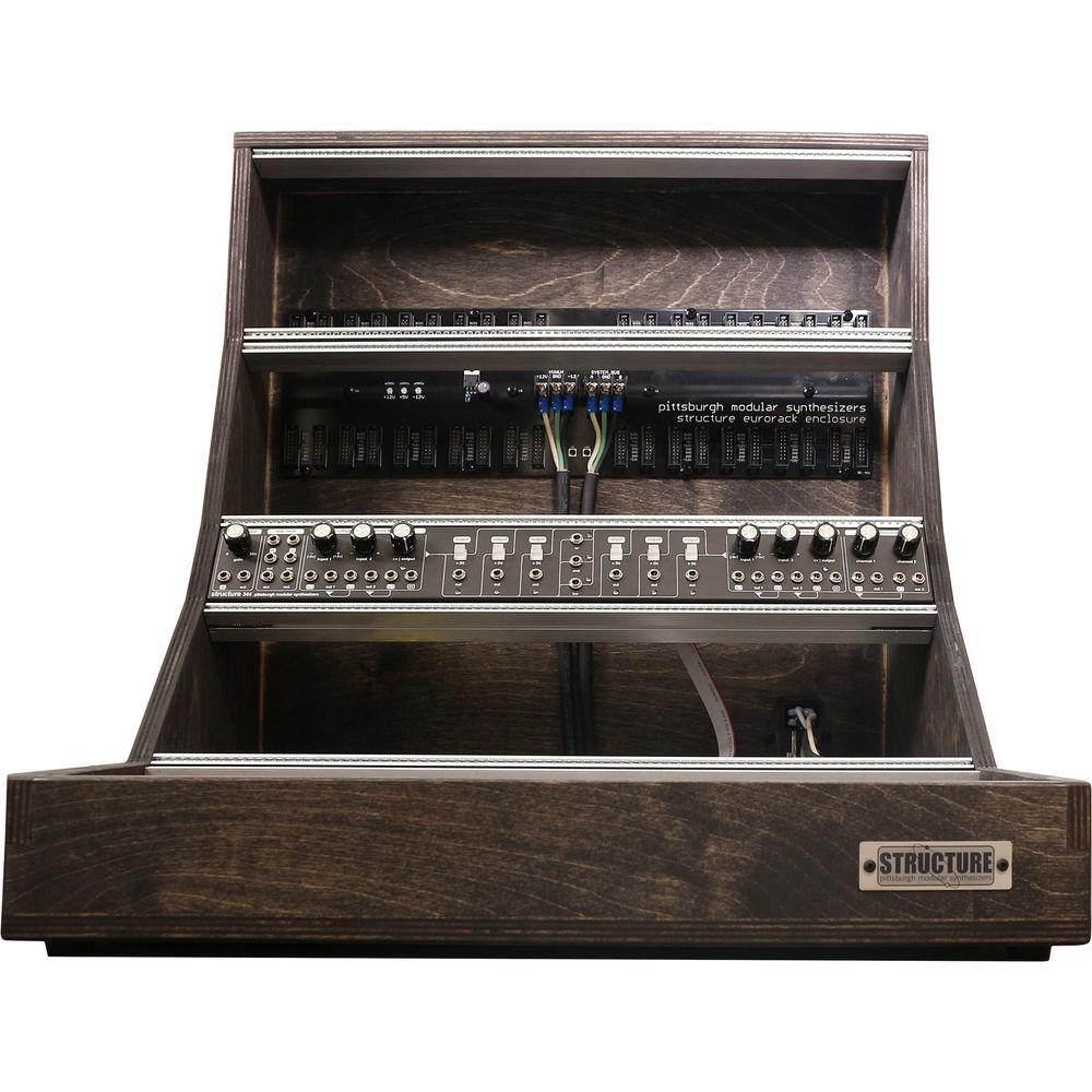 Pittsburgh Modular Structure EP-344 Eurorack Case and Studio Command Center with Utility Bridge