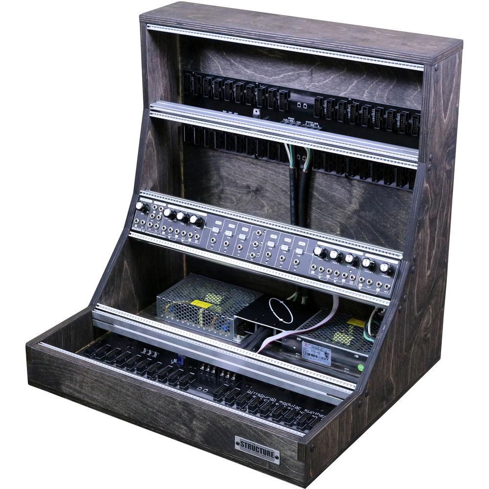 Pittsburgh Modular Structure EP-344 Eurorack Case and Studio Command Center with Utility Bridge