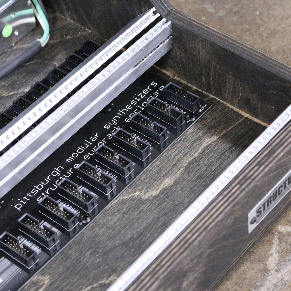 Pittsburgh Modular Structure EP-344 Eurorack Case and Studio Command Center with Utility Bridge