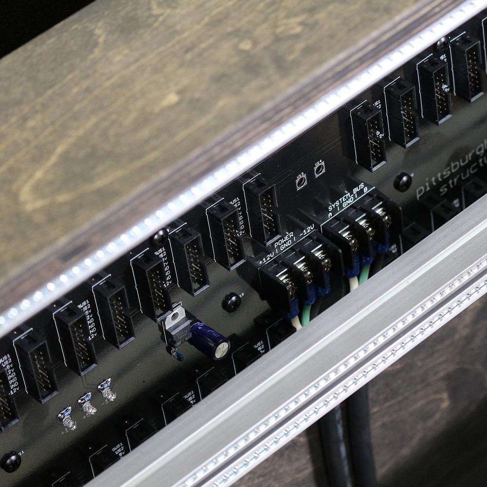 Pittsburgh Modular Structure EP-344 Eurorack Case and Studio Command Center with Utility Bridge