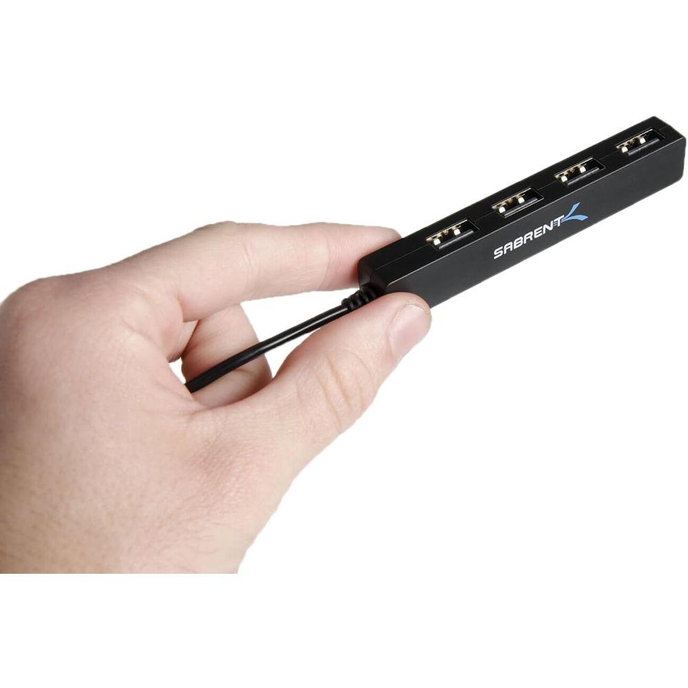 Sabrent USB 2.0 4-Port Slim Hub