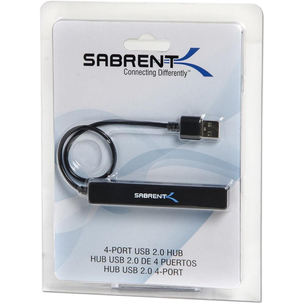 Sabrent USB 2.0 4-Port Slim Hub