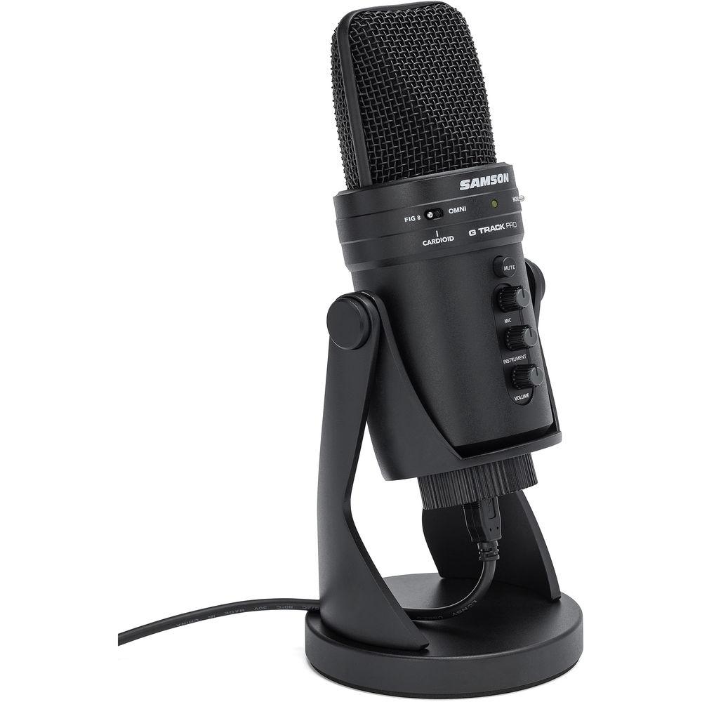 Samson G-Track Pro USB Microphone with Built-In Audio Interface
